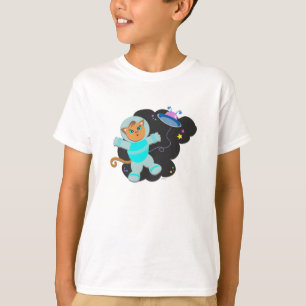 Katze im Weltraum T-Shirt