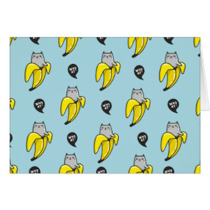 Katze in Banane