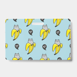 Katze in Banane Ausweis