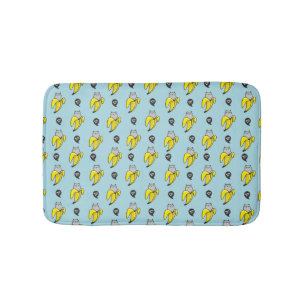 Katze in Banane Badematte