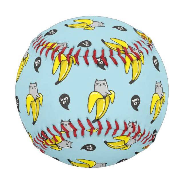 Katze in Banane Baseball (Vorderseite)