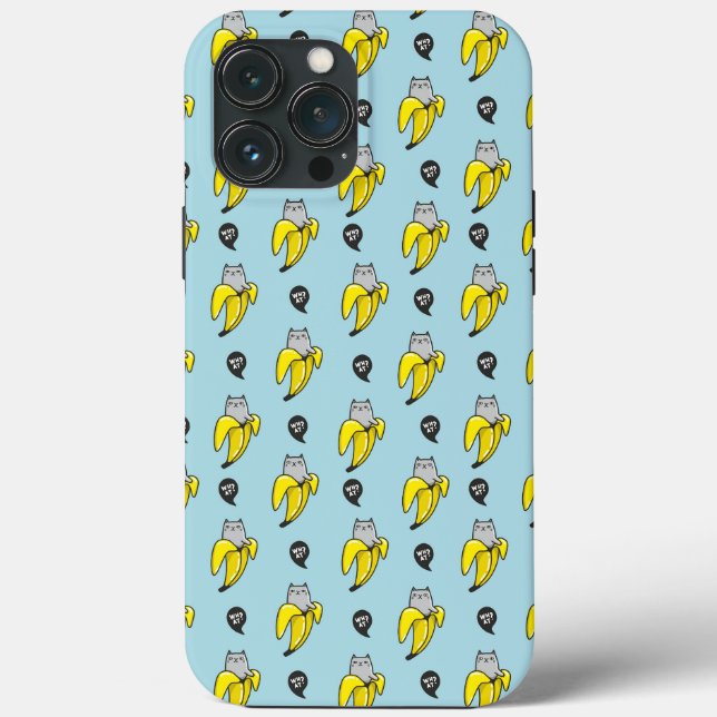 Katze in Banane Case-Mate iPhone Hülle (Rückseite)