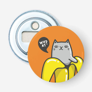 Katze in Banane Flaschenöffner
