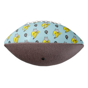 Katze in Banane Football