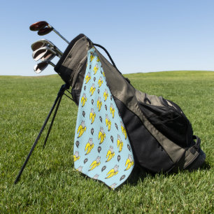 Katze in Banane Golfhandtuch