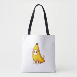 Katze in Bananenkostüm