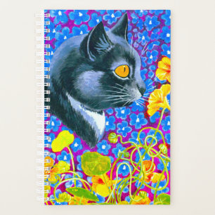 Katze in Blume Planer