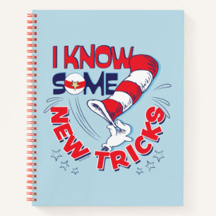 Katze in dem Hut kenne ich einige neue Tricks Notizbuch