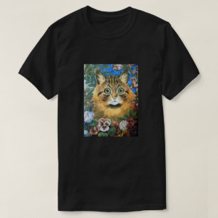Katze in der Blume, Louis Wain T-Shirt