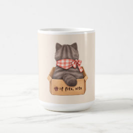 Katze in der Box Kaffeetasse