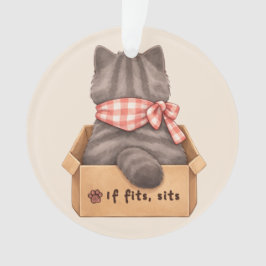 Katze in der Box Ornament