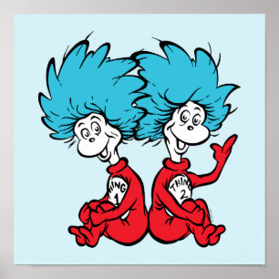 Katze in der Hut-Sache Eins & Zwei Poster