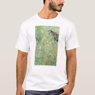Katze in der Sommer-Wiese, Bruno Liljefors T-Shirt