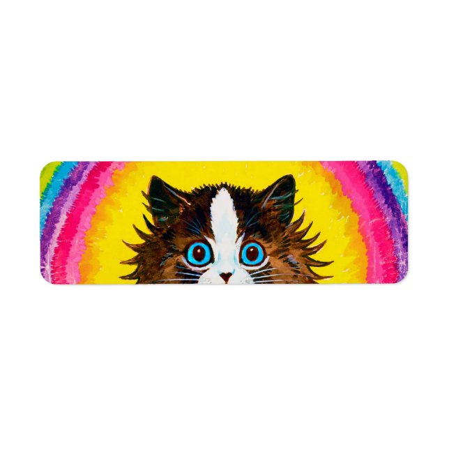 Katze in einem Regenbogen, Louis Wain (Vorne)