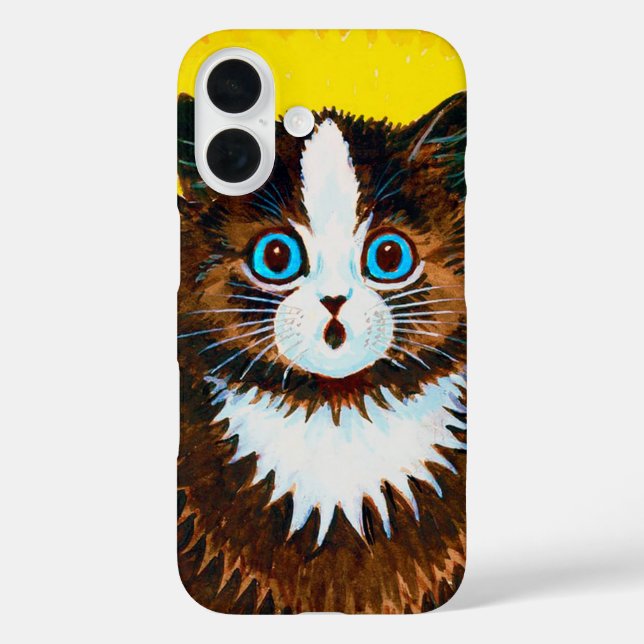 Katze in einem Regenbogen, Louis Wain Case-Mate iPhone Hülle (Rückseite)