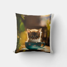 Katze in einem Teacup-Bild