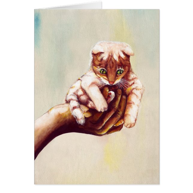 KATZE IN HAND (Vorne)