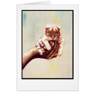 KATZE IN HAND