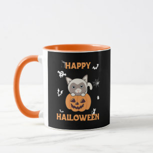 Katze in Pumpkin Sweet Cats Frohe Halloween-Tasse Tasse