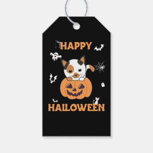 Katze in Pumpkin Sweet Cats Happy Halloween Gesche Geschenkanhänger
