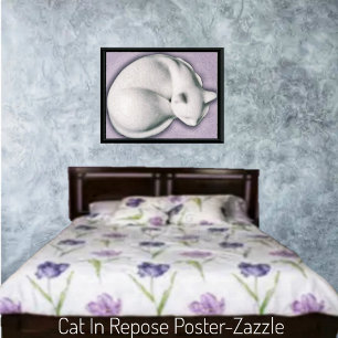 Katze in Ruhe II Poster