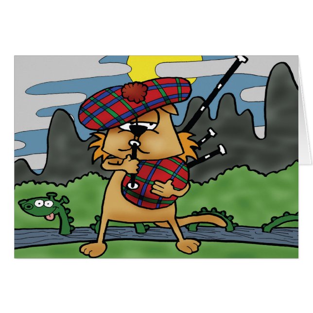 Katze in Schottland (Vorderseite (Horizontal))
