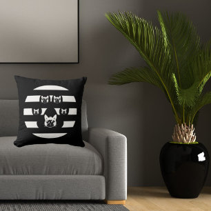 Katze in Sonnenbrille Vintage Sonnenuntergang Paws Kissen