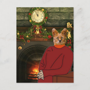 KATZE IN SWEATER CHRISTMAS POSTCARDS POSTKARTE