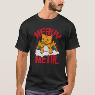 Katze Instrumentalist Rockmusik Musiker Musical T-Shirt
