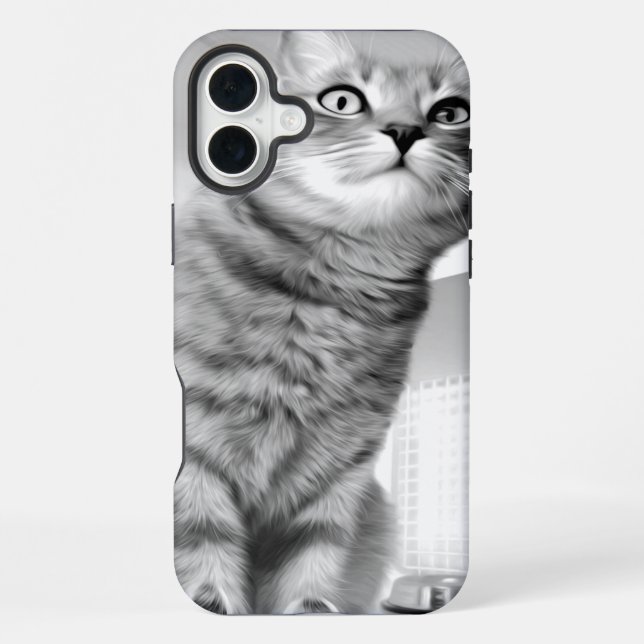 Katze iPhone Hülle (Rückseite)