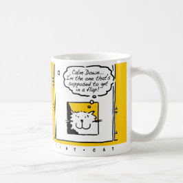 Katze ist ein bisschen in einer Klappe! Fun Cat Lo Tasse