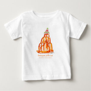 Katze jello die japanische Orange der tony Baby T-shirt