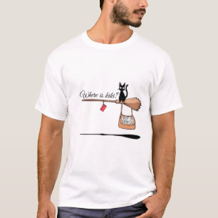 Katze Jiji Wo ist Kiki? Ich bin kein Service T-Shirt