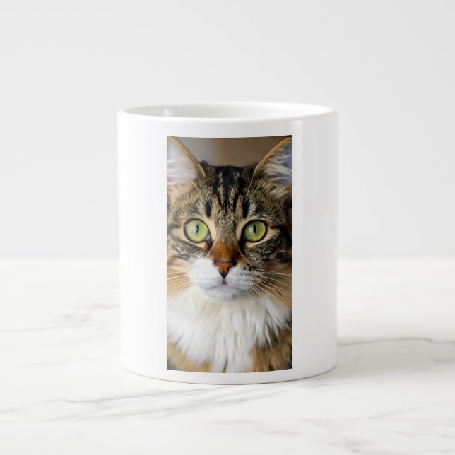 Katze Jumbo-Tasse (Vorderseite)
