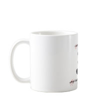 Katze + Kaffee = Krallen“ Minimalistisches Design