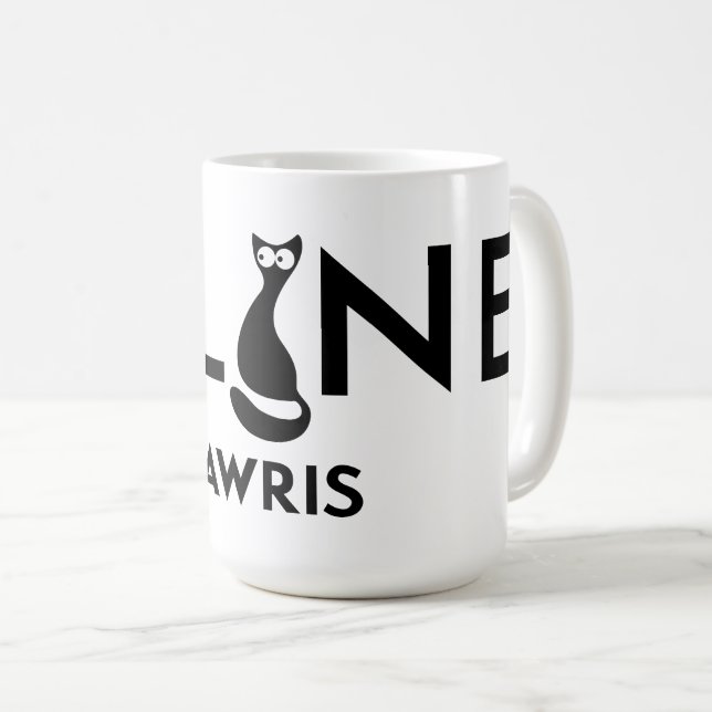 Katze Kaffeetasse (VorderseiteRechts)