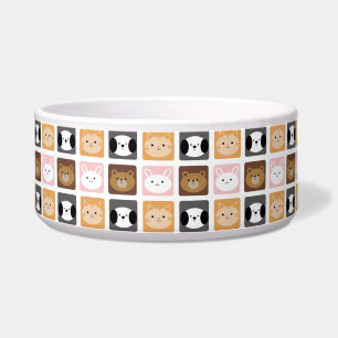 Katze, Kaninchen, Hunde und Bären Napf