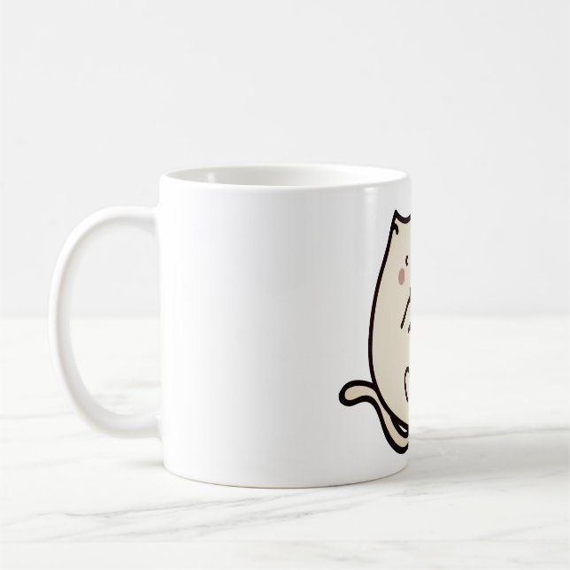 Katze, Kätzchen, Ball Kaffeetasse (Links)