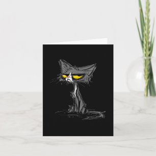 Katze Kätzchen Habe ich meine Augen laut verdreht  Karte