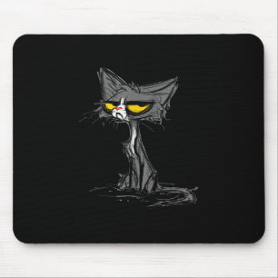 Katze Kätzchen Habe ich meine Augen laut verdreht  Mousepad
