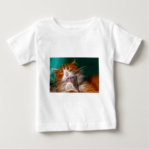Katze Kätzchen Kätzchen süß Haustier schnurren mia Baby T-shirt