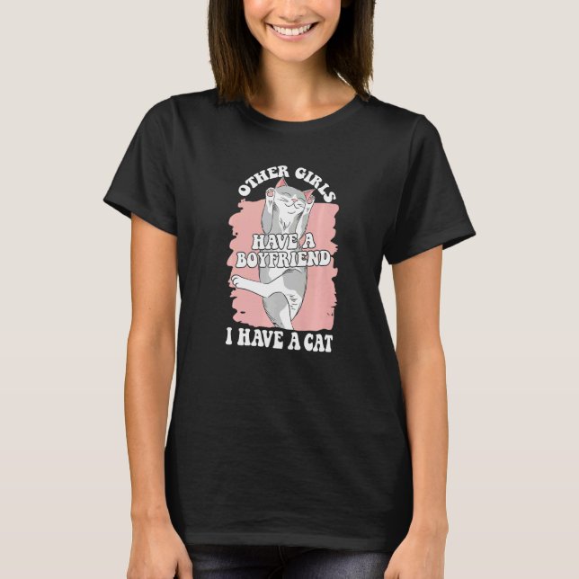 Katze Kätzchen Kitty T-Shirt (Vorderseite)