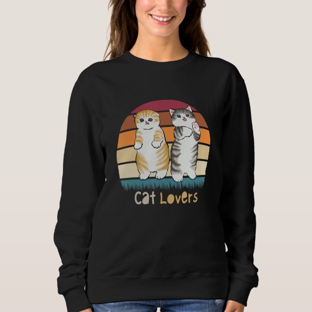 Katze Katze ArtKat Kleidung Sweatshirt (Vorderseite)