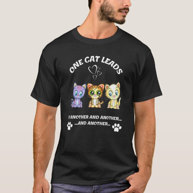 Katze Katze   Kätzchen Kater T-Shirt (Vorderseite)