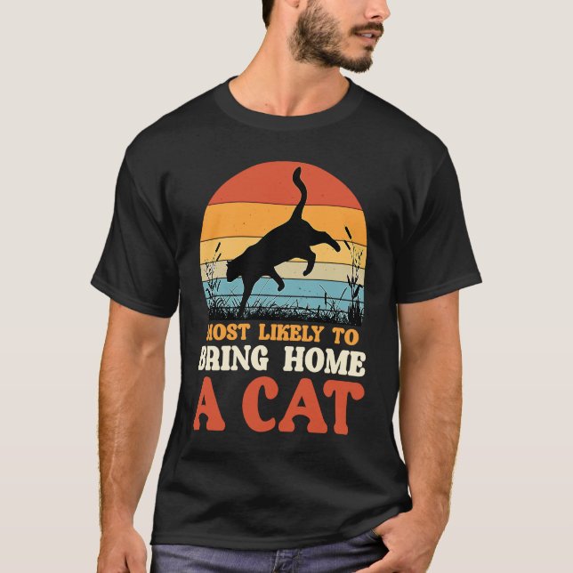 Katze Katze Kätzchen Kater T-Shirt (Vorderseite)