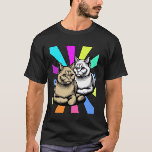 Katze Katze Kätzchen Niedliche Katzen Kinder Kind T-Shirt