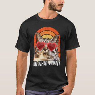 Katze Katze T-Shirt Katze Besitzer Katze