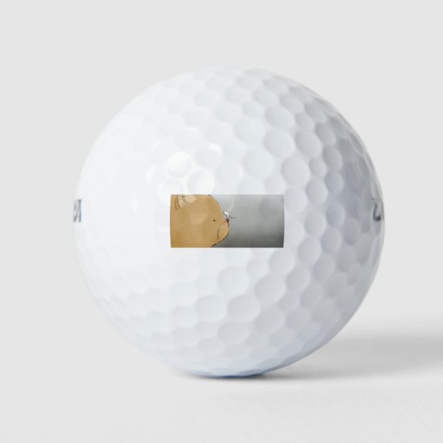 Katze Katze und Maus Niedlichen Maus Maus Tier Kät Golfball (Vorderseite)