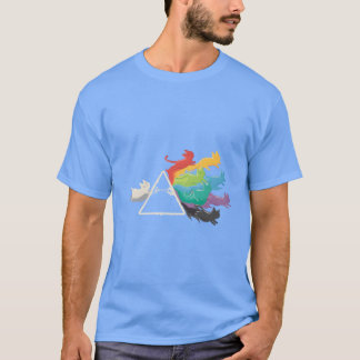 Katze Katzen Kätzchen Kätzchen Kätzchen bunte Kätz T-Shirt