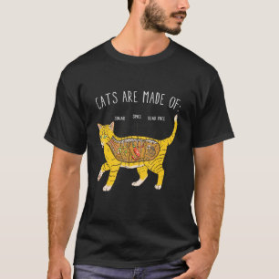 Katze  Katzen sind aus Zucker Gewürz Kätzchen Vint T-Shirt